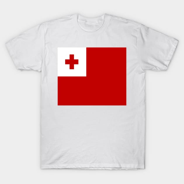 Tonga flag T-Shirt by flag for all